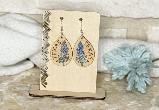Texas Bluebonnet Earrings