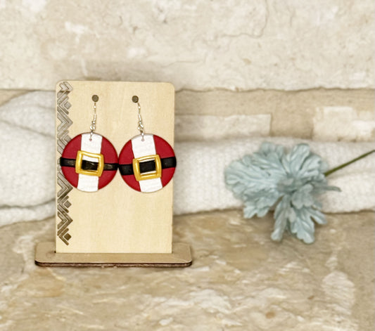 Santa Belt Earrings