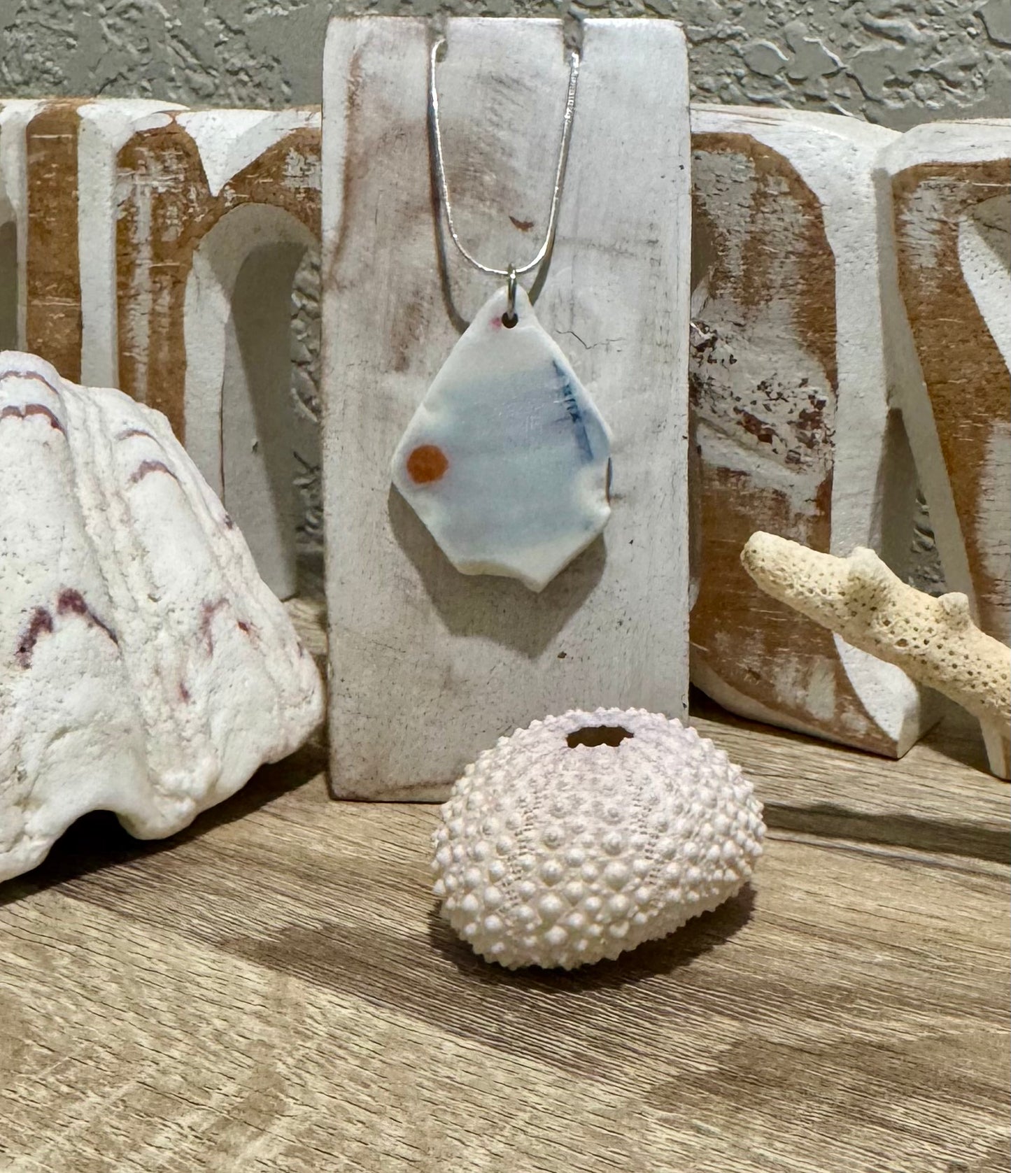 Tumbled Pottery Necklace