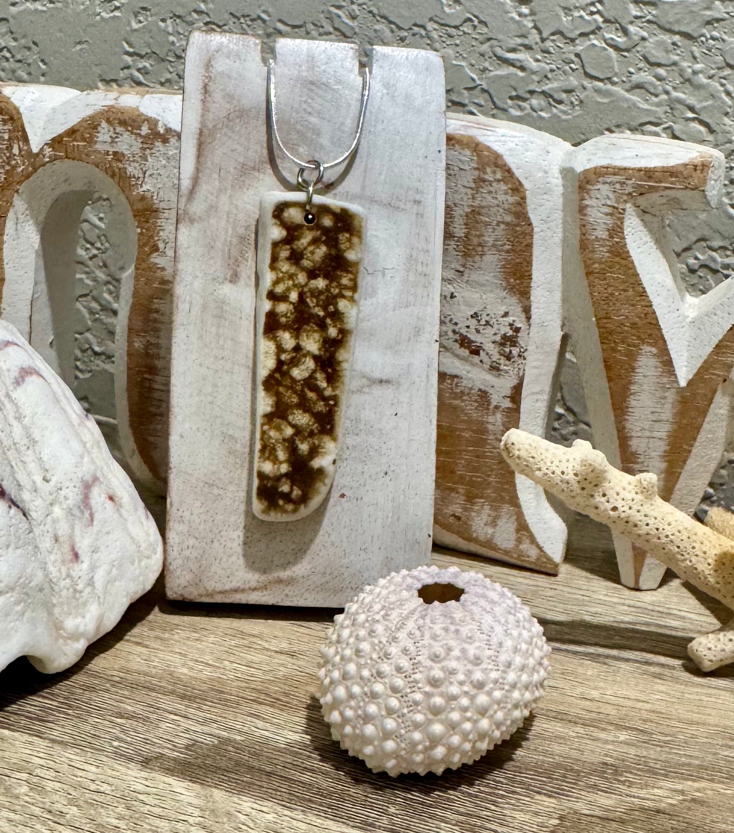 Tumbled Pottery Necklace