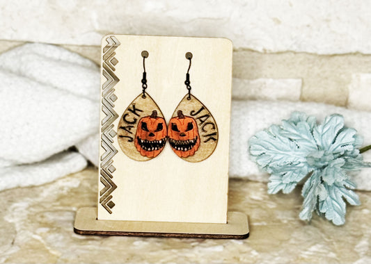 Halloween Jack Earrings