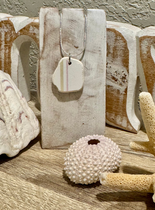 Tumbled Pottery Necklace