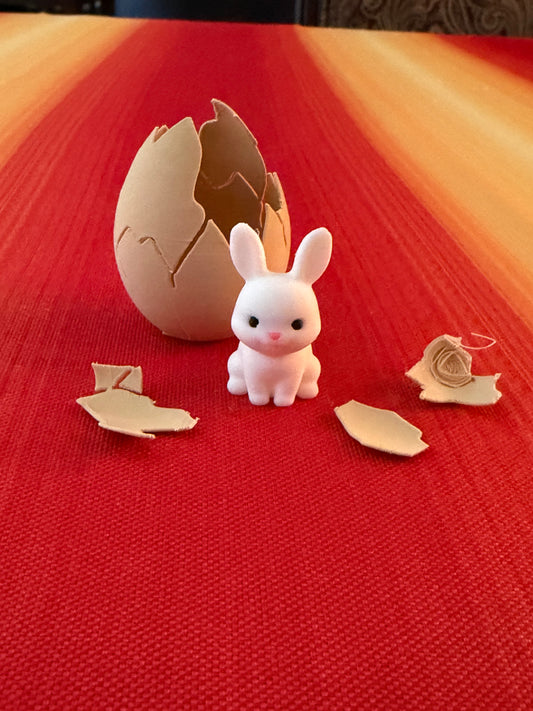 Crack-to-Hatch Bunny Egg – Surprise Reveal Collectible