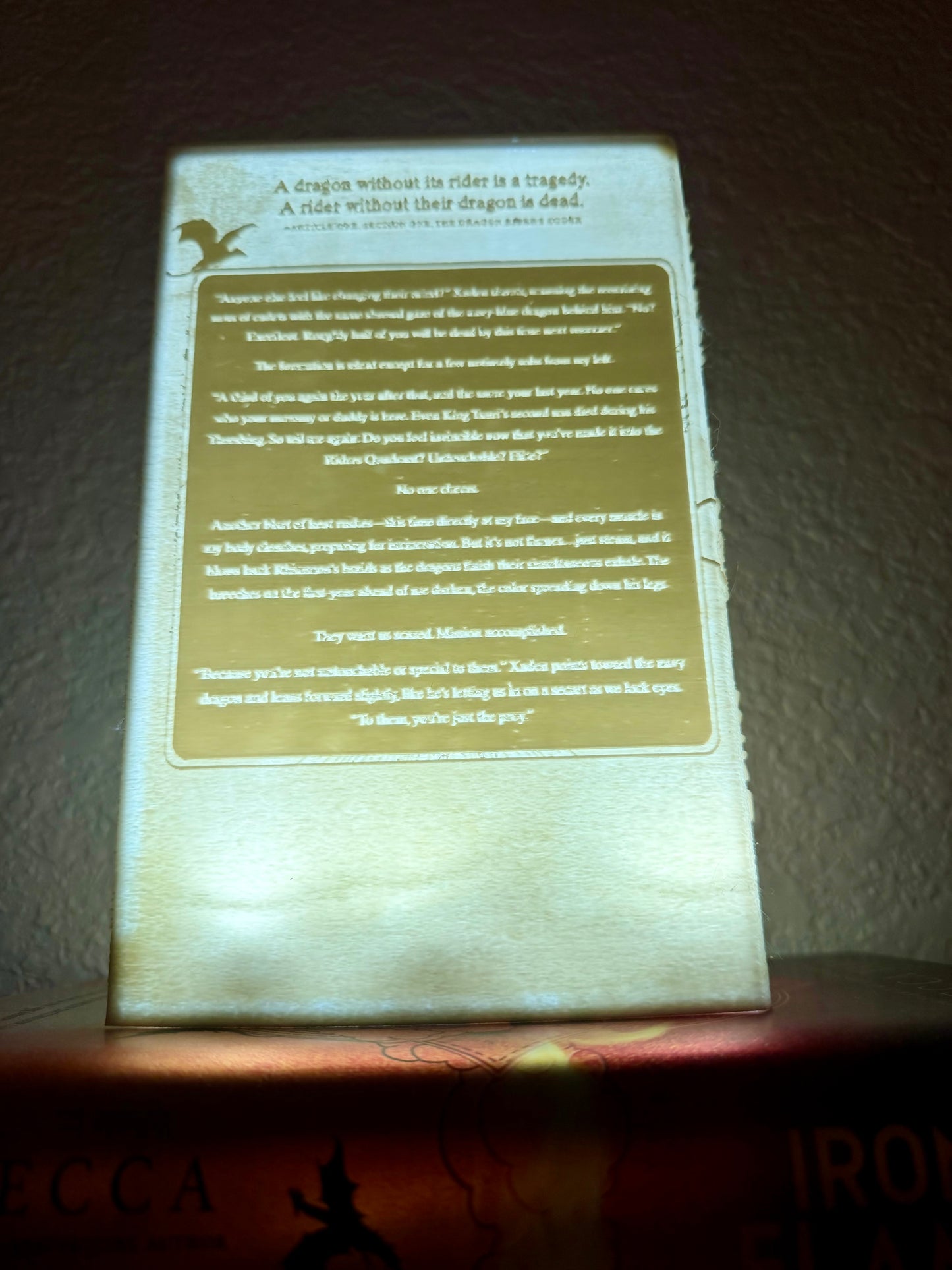 Book Lithophane – Fantasy Edition