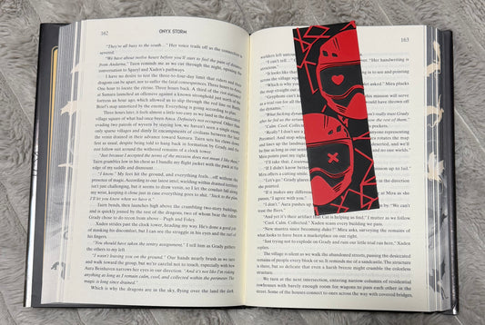 Mask 3D Printed Bookmark