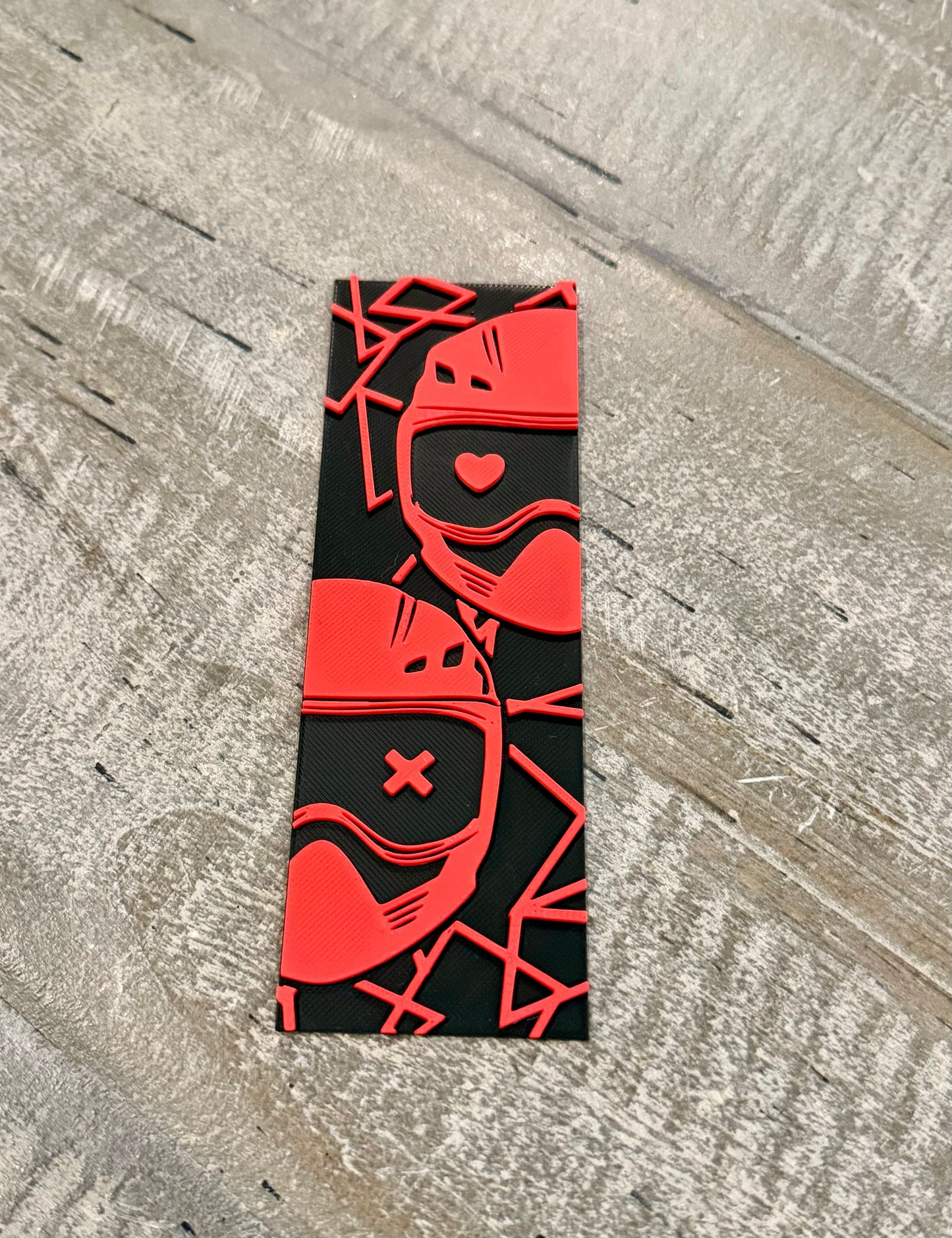 Mask 3D Printed Bookmark
