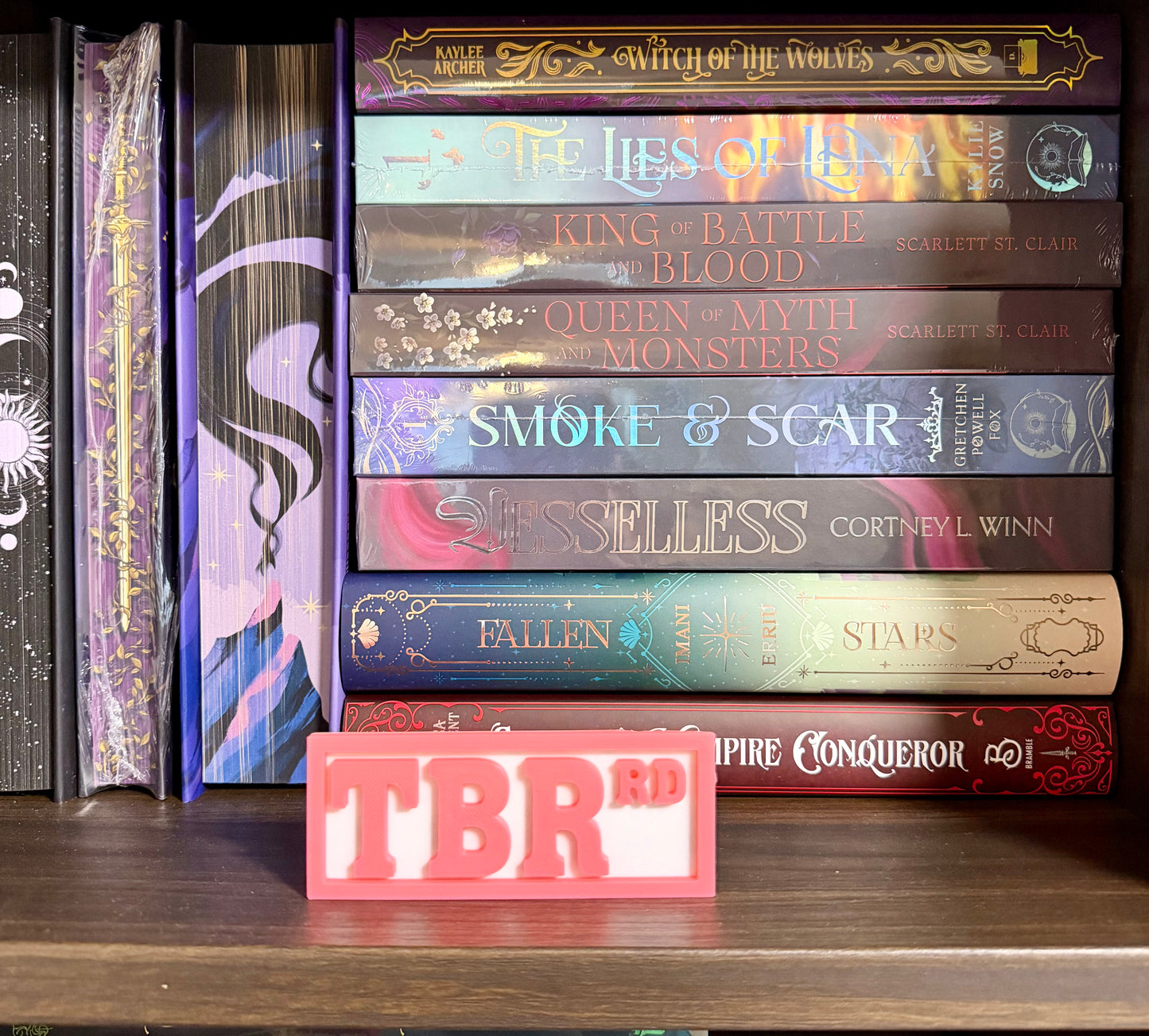 “TBR” 3D Printed Shelf Sign
